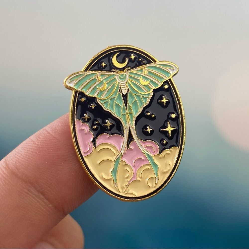 Magical Butterfly Enamel Pin/ Brooch Lapel